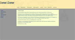 Desktop Screenshot of patent-cremer.de